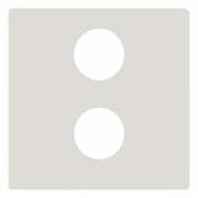 Накладка TV-SAT розетки Fede Белый