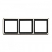 Рамка 3-ая Jung CD 500 Платина