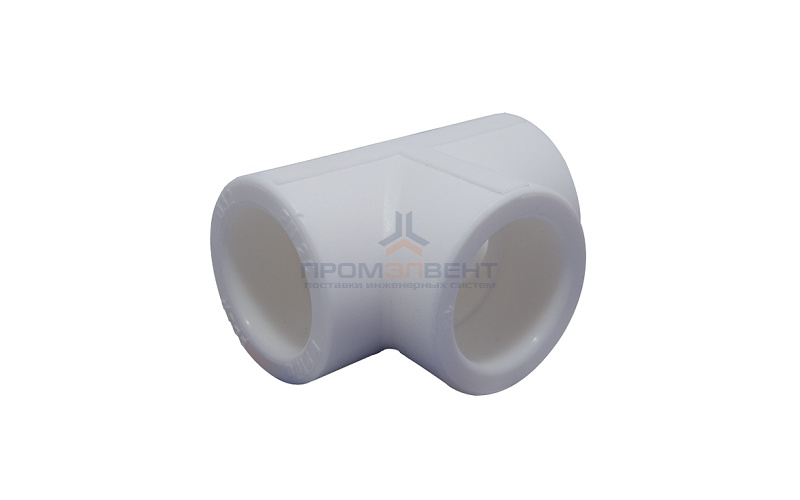 Тройник KALDE - 32 (для полипропиленовых труб под пайку, цвет белый)