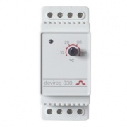 Терморегулятор Devireg 330, +5°C-+45°C с датчиком на проводе