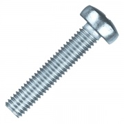 Винт с полукруглой головкой М4х12 оцинкованный DIN7985