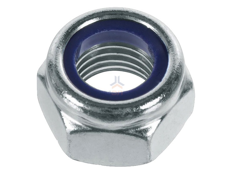 Гайка самоконтрящаяся М8 оцинкованная DIN985