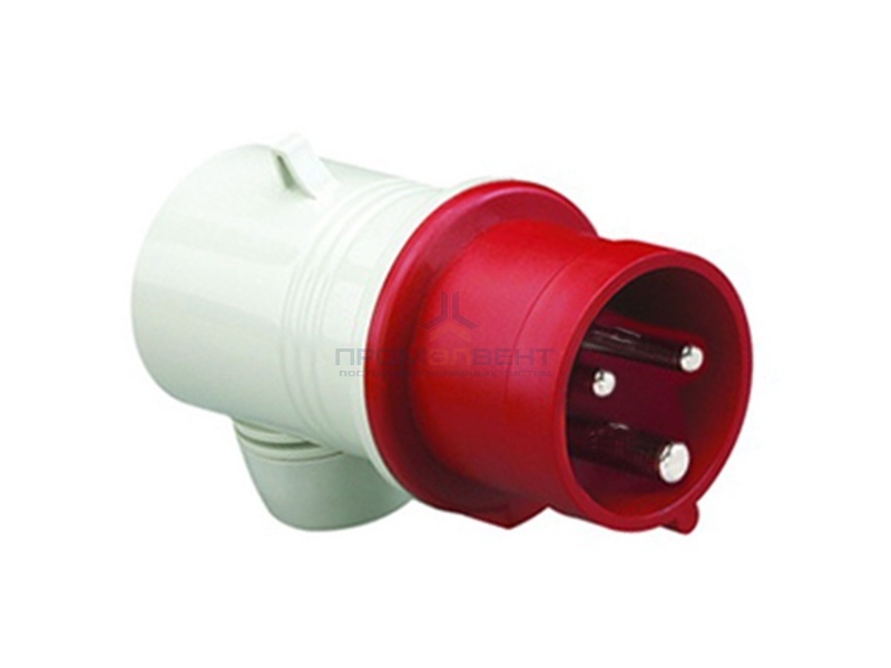 Вилка кабельная угловая DKC Quadro IP44 16A 2P+E 230В