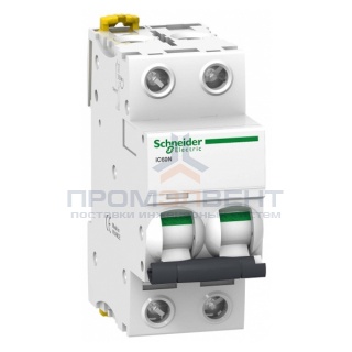 Автоматический выключатель Schneider Electric Acti 9 iC60N 2П 50A 6кА B (автомат)